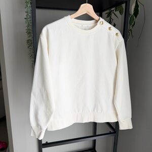J. Crew Button Shoulder Pullover